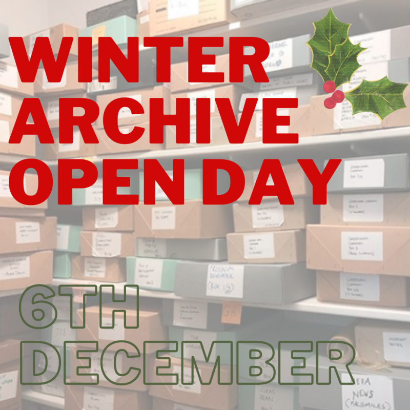 WINTER ARCHIVE ARCHIVE DAY- 3PM TOUR