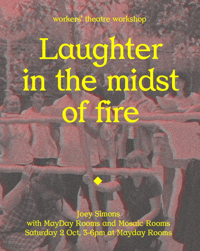 Workers' Theatre Workshop: Laughter in the midst of fire